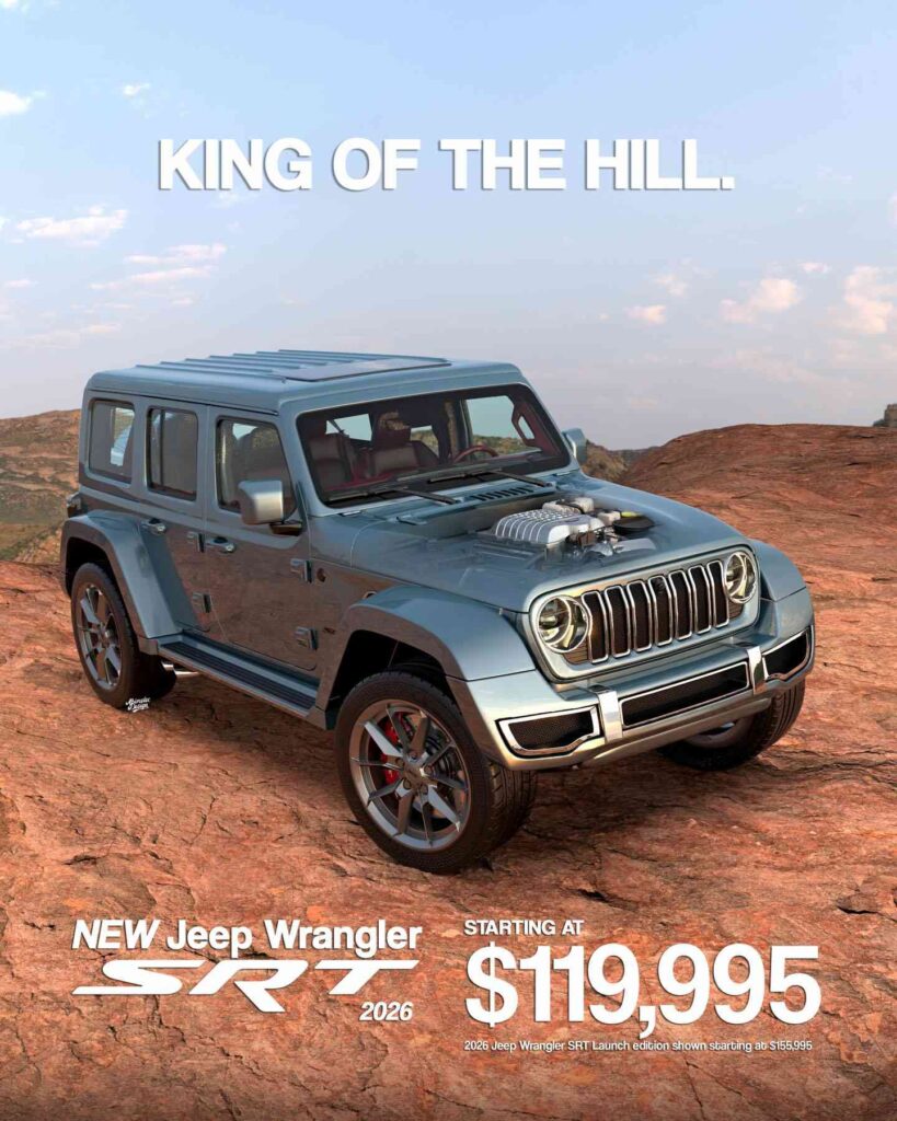 2026 Jeep Wrangler SRT: The $120k 'King of the Hill' Concept That Should Be Real
