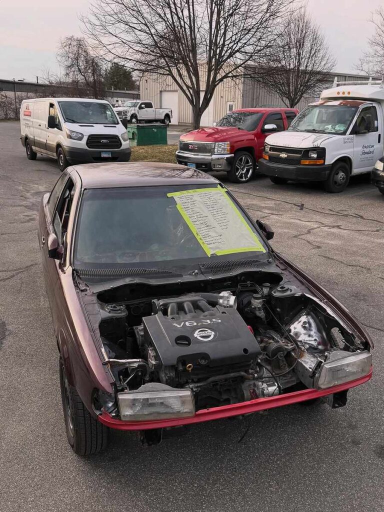 Project Overkill: The VQ35-Swapped Nissan B13 Sentra Drag Monster
