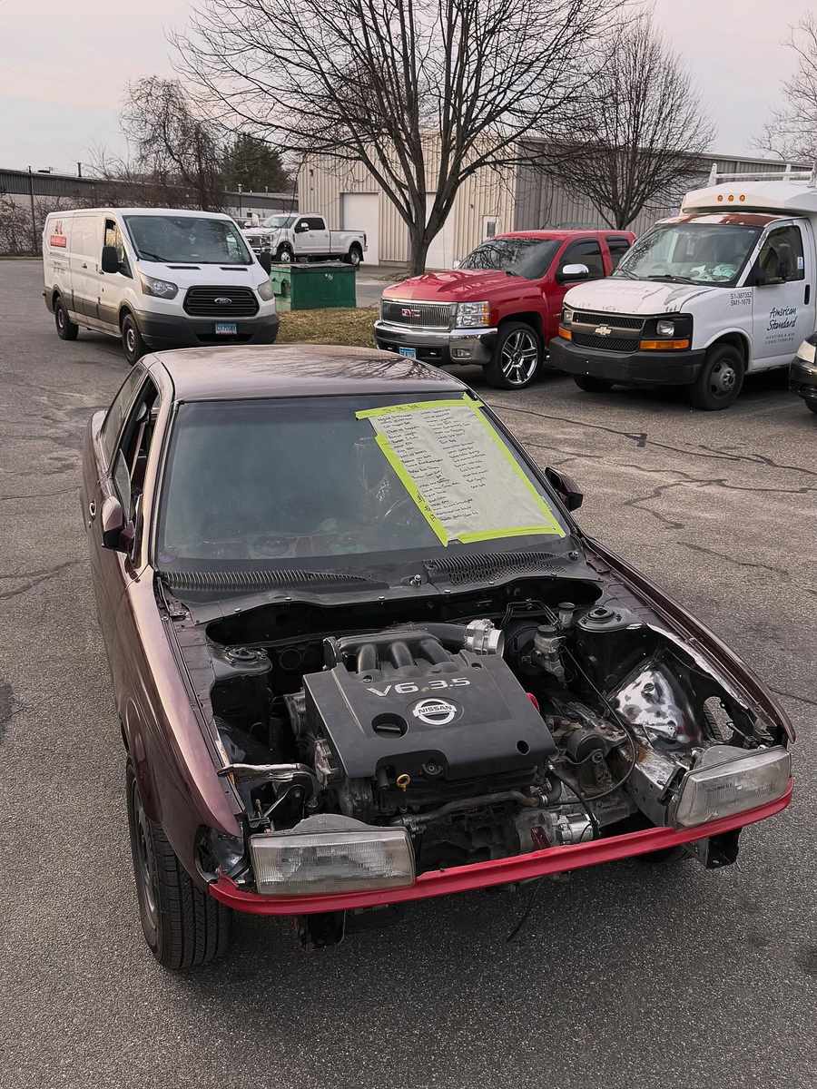 Project Overkill: The VQ35-Swapped Nissan B13 Sentra Drag Monster