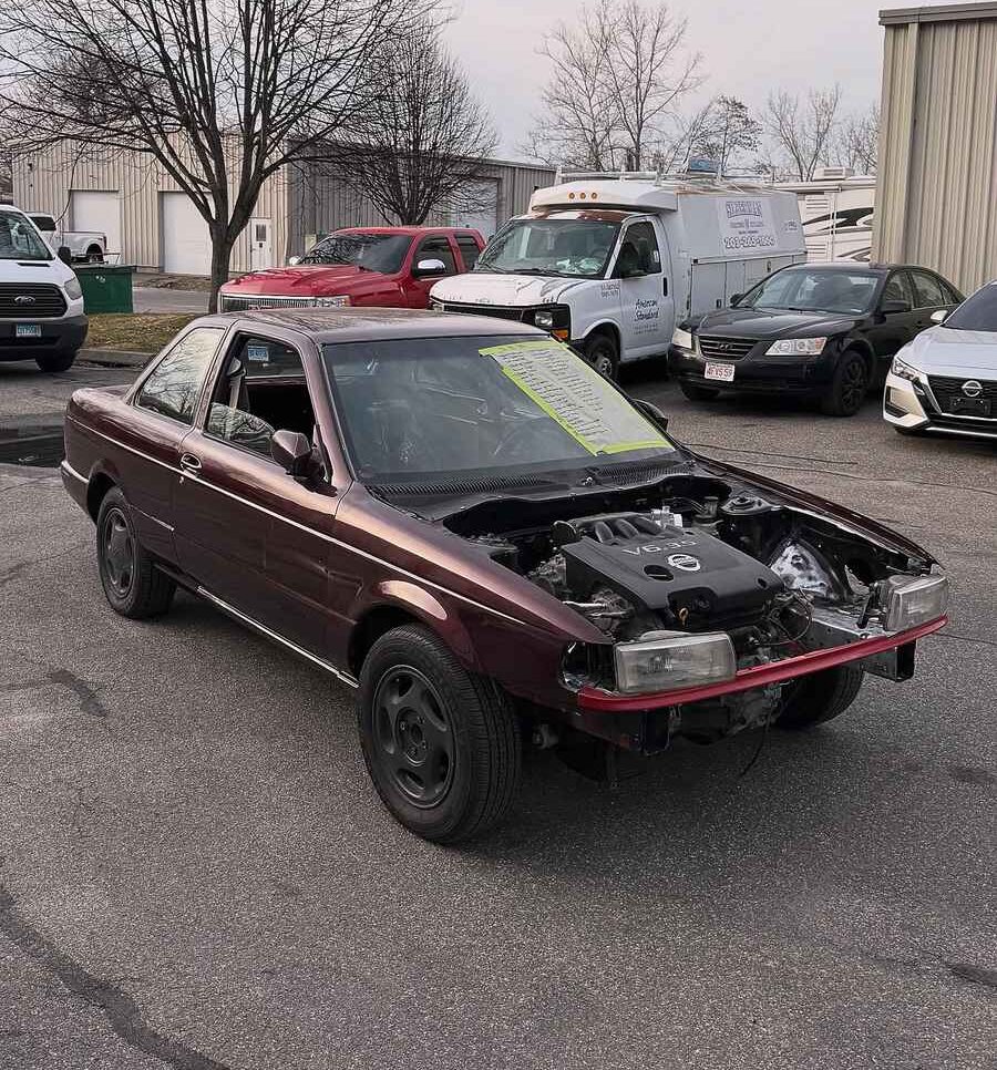 Project Overkill: The VQ35-Swapped Nissan B13 Sentra Drag Monster