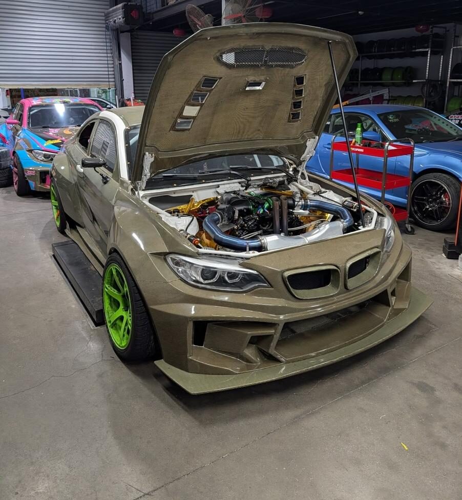 Inside China’s Secret Urban Drift Haven: The 1300 HP Carbon Kevlar BMW M2