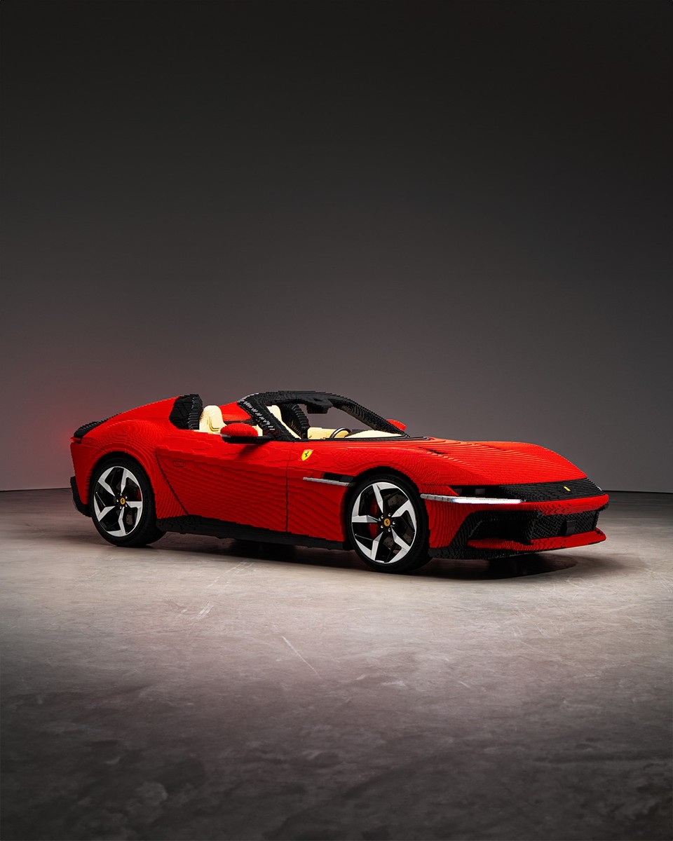 This 1:1 LEGO Ferrari 12Cilindri Spider Weighs More Than the Real Supercar