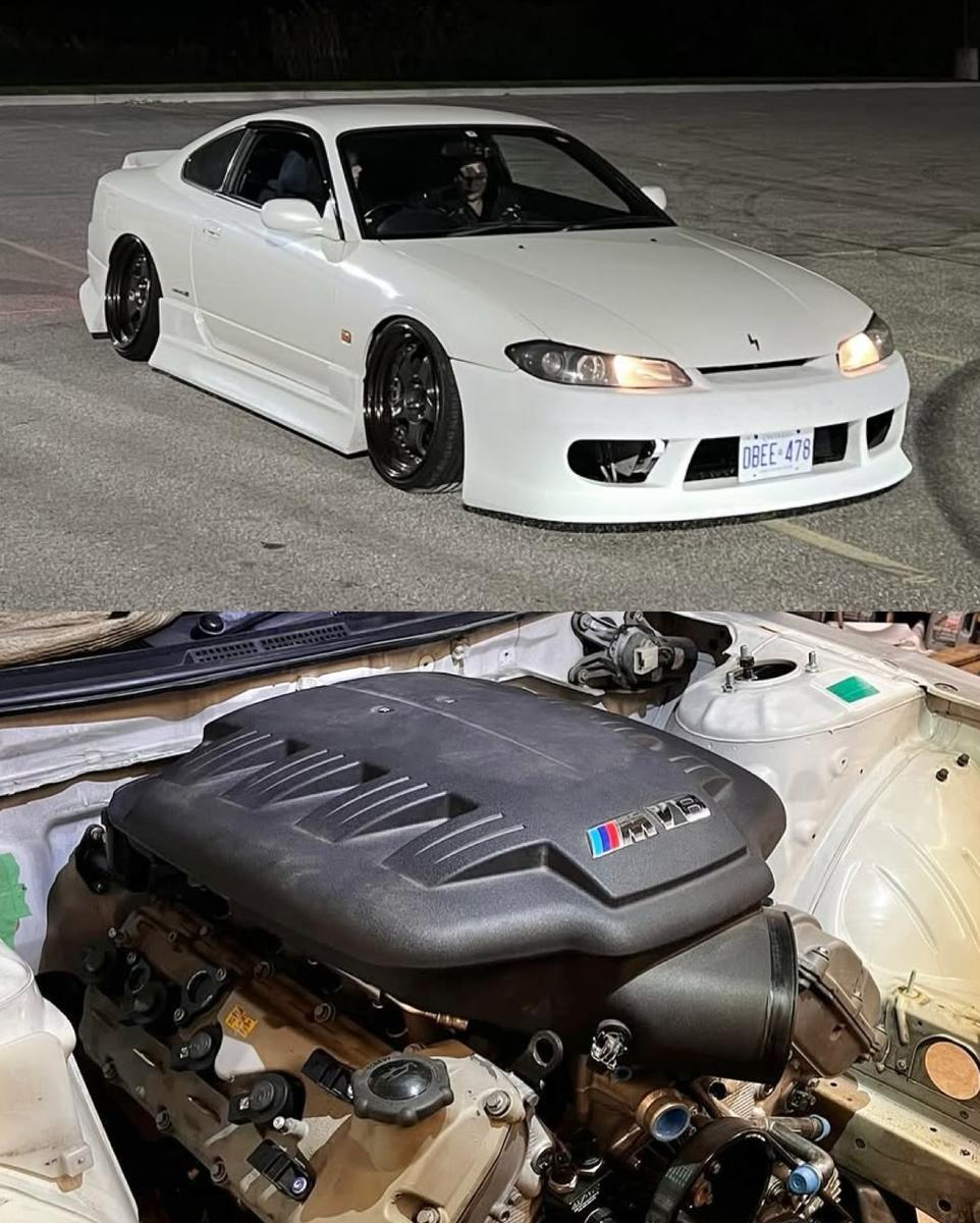 Nissan S15 Silvia Meets BMW S65 V8 Power