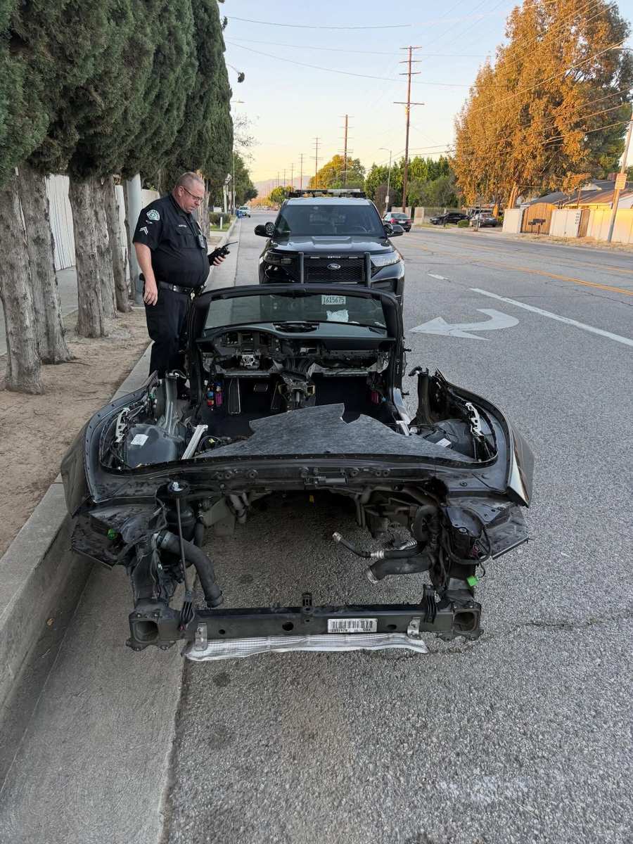 Ghost in the Shell: Stolen LA Porsche 911 Recovered as a Skeleton
