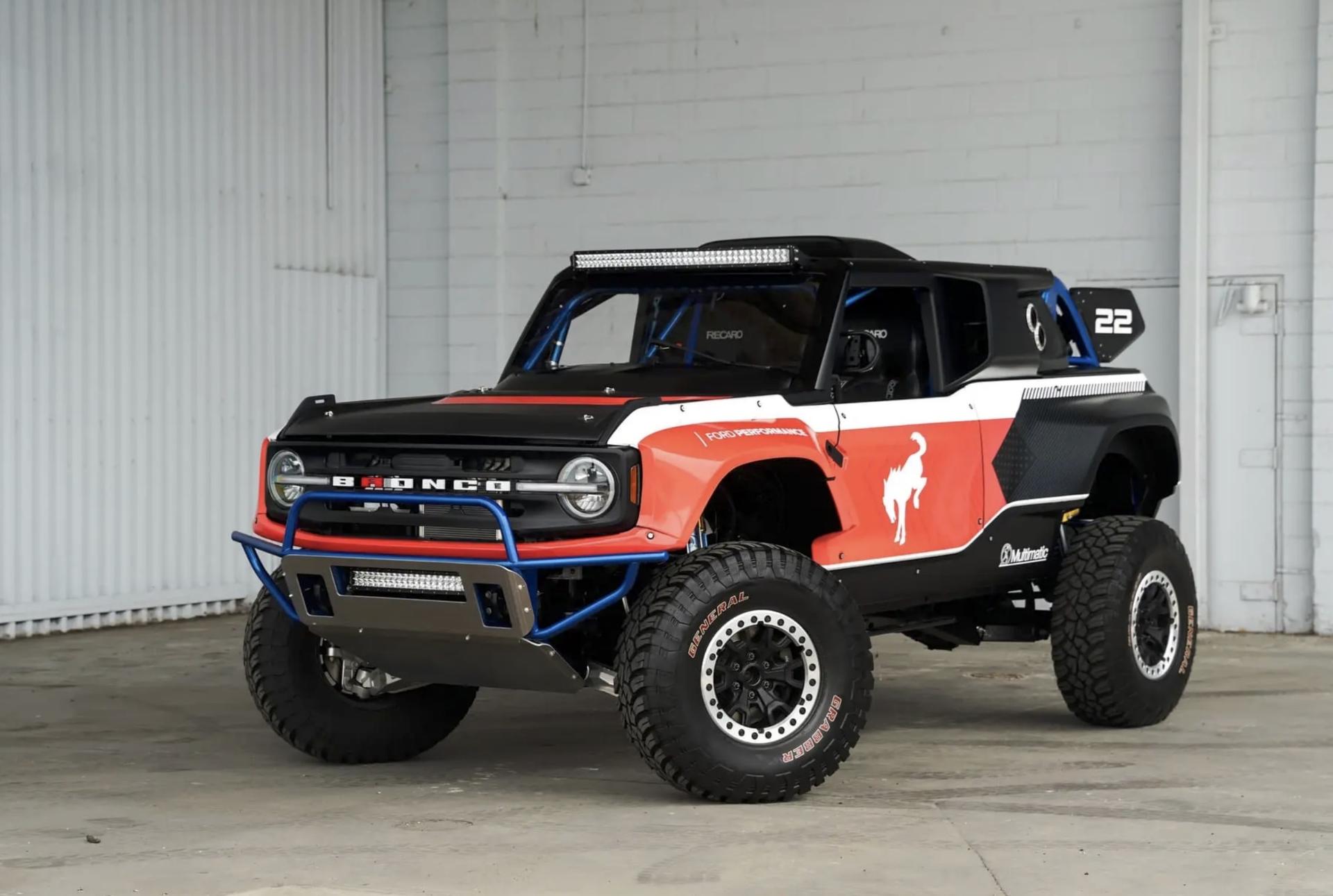 2023 Ford Bronco DR Desert Racer Listed on Bring a Trailer