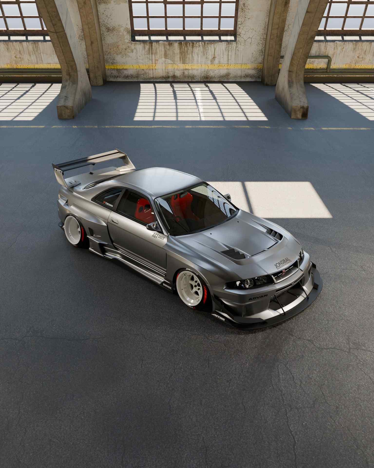 Liberty Walk LB-Silhouette WORKS GT Body Kit Lands for Nissan Skyline R33 GT-R