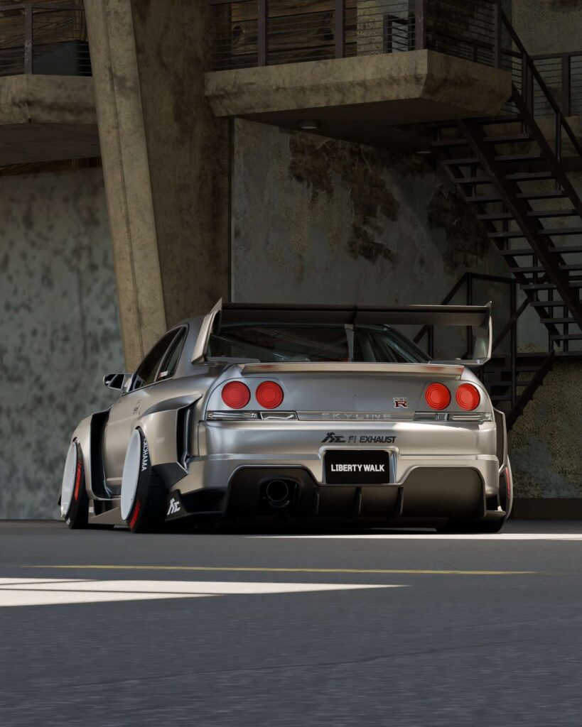 Liberty Walk LB-Silhouette WORKS GT Body Kit Lands for Nissan Skyline R33 GT-R