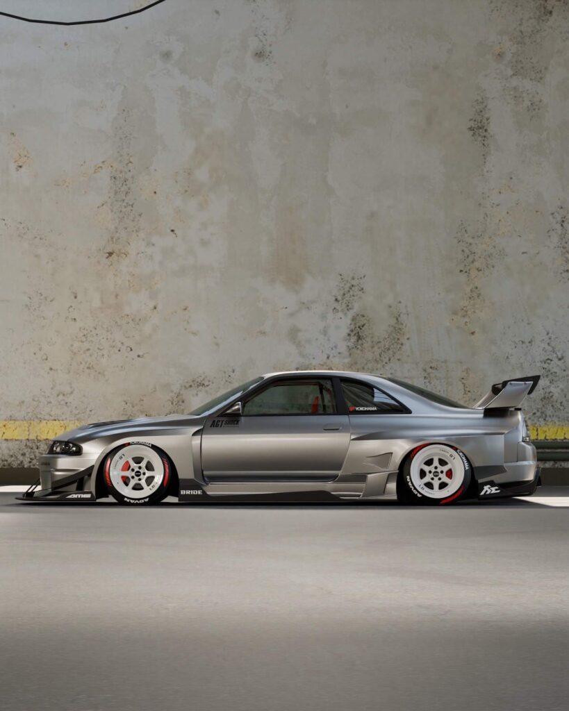 Liberty Walk LB-Silhouette WORKS GT Body Kit Lands for Nissan Skyline R33 GT-R