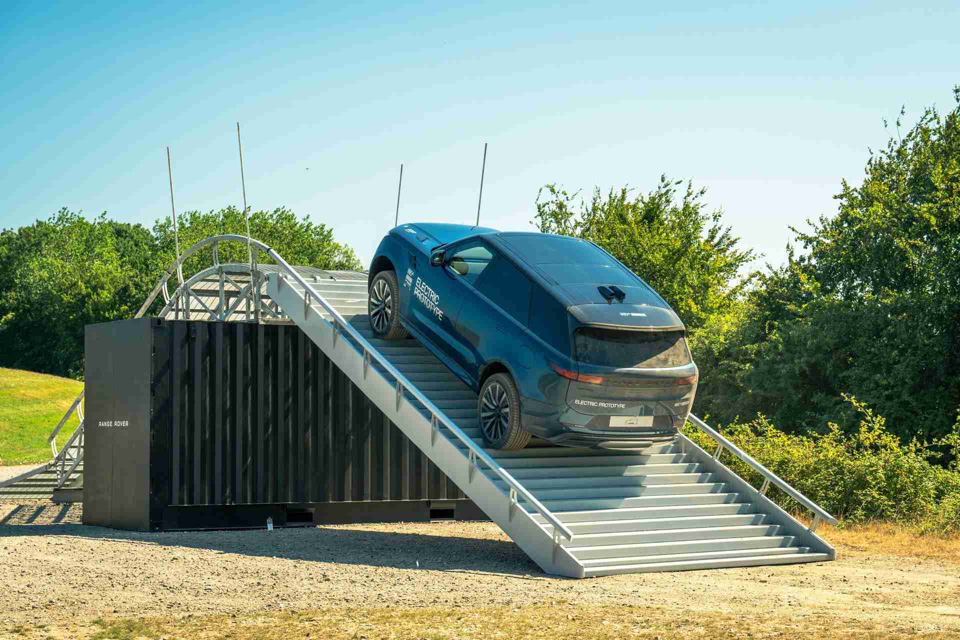 Range Rover Sport Electric Prototype Climbs Stairs at Goodwood 2026