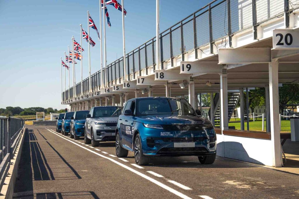 Range Rover Sport Electric Prototype Climbs Stairs at Goodwood 2026