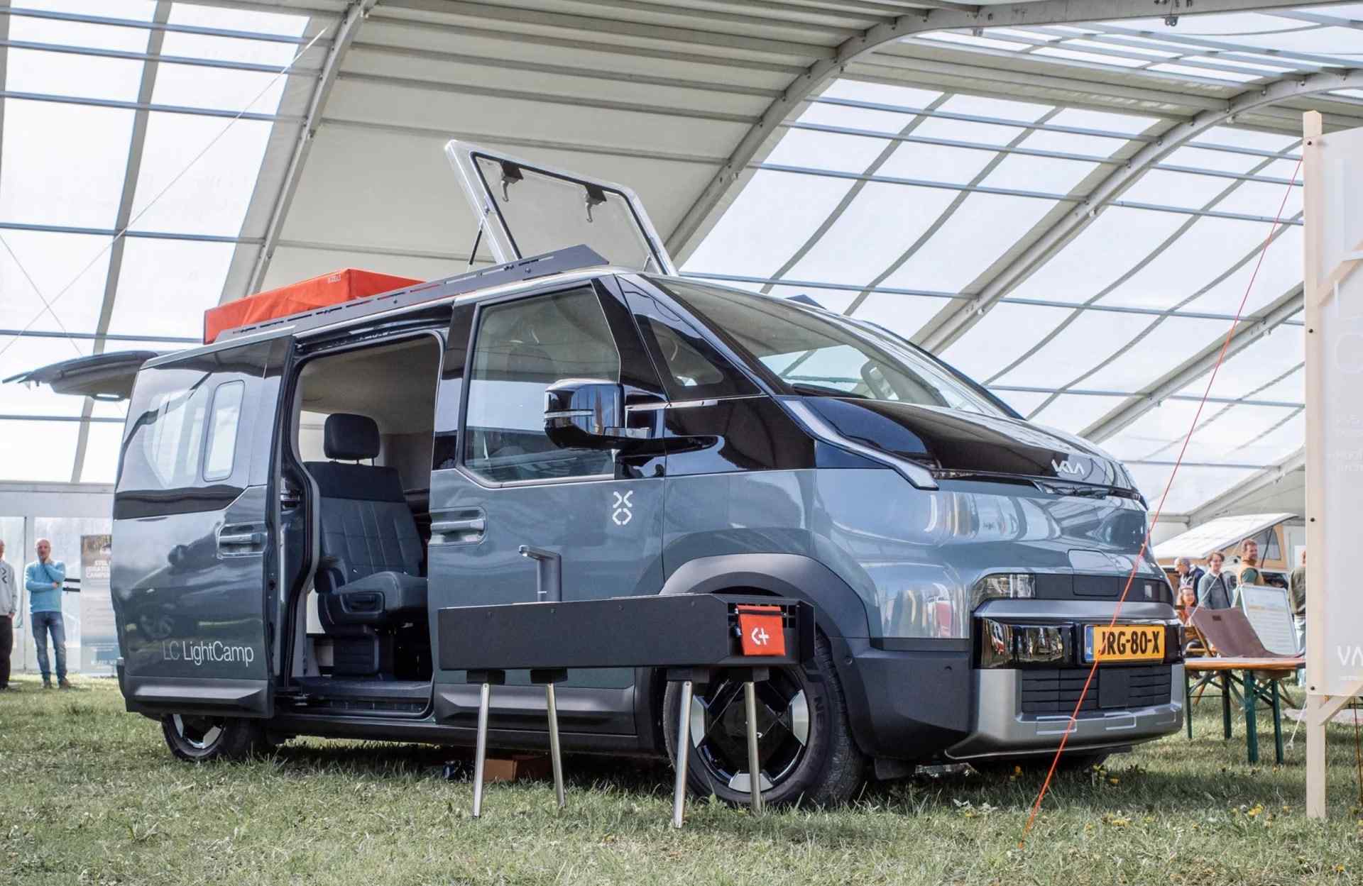 Vantrack LightCamp Turns Kia PV5 Into Modular Mini-Camper